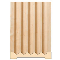 MLD5825MA_5" Fluted Pilaster 8'pc Maple