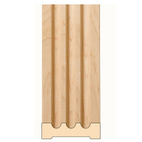 MLD5829MA_3" Fluted Pilaster 8'pc Maple