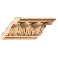 MLD5840MA_4 3/4" Lg Acanthus Crown 8' pc Maple