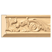 MLD5914MA_3 1/2" Acanthus Scrolls Frieze 8' pc Maple