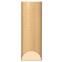 MLD5822CH_1 1/2" Md Traditional Half Round 8' pc Cherry
