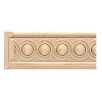 MLD7038RO_3 1/2" Panel Moulding w/ Infinity Insert Red Oak