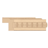 MLD7072CH_1 15/16" Contemporary w/ Pinnacle Insert Cherry