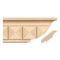 MLD7070CH_4 1/4" Crown Moulding w/ Pinnacle Insert Cherry