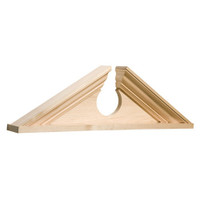 PED5673MA_36" Md Broken Pediment Maple 1ea