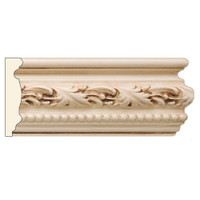 PM16MDF_3" PANEL MOULD, RUNNING LEAF & BEAD, MDF