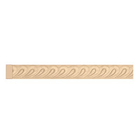 MLD7004CH_3/4"x48" Madeline Light  Rail Insert Mould Cherry