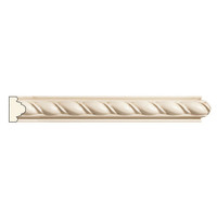 PM8540POP_1/2 X 1 Sm Rope Panel Mould Poplar