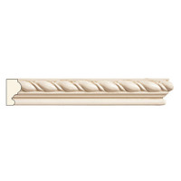 PM8545POP_9/16 X 1 Sm Rope Panel Mould Poplar