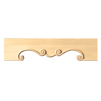 RH6080MA_72" Trad Scroll Panel R Hood 3 pc set Maple