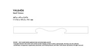 VAL6406CH_44" Small Valance Cherry 1ea