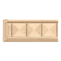 MLD7068AL_3 1/2" Panel Moulding w/ Pinnacle Insert Alder