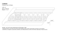 WCM8830RES_13/16 X 6 FLUTED CROWN RESIN