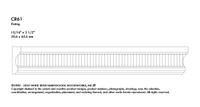 WCR61RES_13/16 X 2 1/2 CHAIR RAIL RESIN