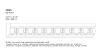 WCR65RES_13/16 X 2 1/2 CHAIR RAIL RESIN