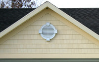 Round Louver with keystones