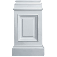 14 3/8"W x 2 1/2"D x 24 3/4"H (Top: 11"W x 1"P) Classic Large Pedestal Base