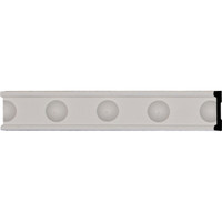 1 3/4"H x 3/4"P x 96"L, (2 1/2" Repeat), Ashford Chair Rail