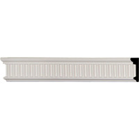 2"H x 1/2"P x 95 5/8"L, (1/4" Repeat), Linus Chair Rail