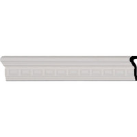 3 3/8"H x 1 1/8"P x 96"L, (1 5/8" Repeat), Blackthorne Chair Rail