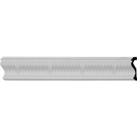 3 3/8"H x 1"P x 96 1/8"L, (5 1/8" Repeat), Nevio Chair Rail