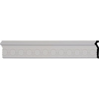 4 1/2"H x 1 1/8"P x 96 1/8"L, (2" Repeat), Hera Chair Rail