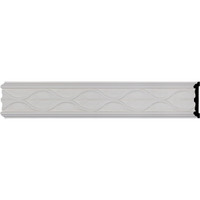 4 1/4"H x 3/4"P x 96 1/8"L, (1 3/4" Repeat), Medway Chair Rail
