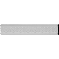 4 3/8"H x 5/8"P x 95 3/4"L, (3" Repeat), Victorian Chair Rail