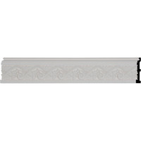 5"H x 1"P x 95 7/8"L, (3 7/8" Repeat), Wellington Chair Rail