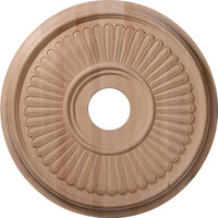 20"OD x 1 3/4"P Carved Berkshire Ceiling Medallion, Maple