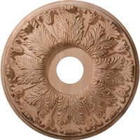20"OD x 1 3/4"P Carved Florentine Ceiling Medallion, Cherry