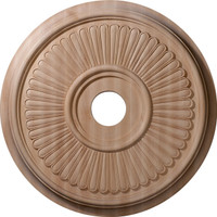 24"OD x 2 1/4"P Carved Berkshire Ceiling Medallion, Cherry