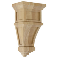 6"W x 4"D x 11"H Alpine Corbel, Maple