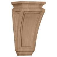 6"W x 4 3/4"D x 12"H Arts and Crafts Corbel, Maple