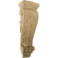 7"W x 4"D x 20"H Large Farmingdale Acanthus Pilaster Corbel