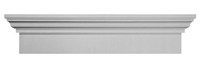 60" Bottom Width x 68 1/4" Top Width x 9"H x 1"P Crosshead