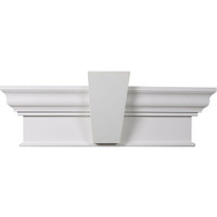 147" Bottom Width x 155 1/2" Top Width x 12"H x 1 1/4"P Crosshead w/ Flat Keystone