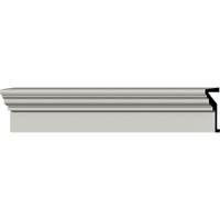 9"H x 96"W x 4 1/4" Top Projection x 1" Bottom Projection Traditional Fascia Header