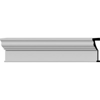 12"H x 96"W x 5" Top Projection x 1 1/4" Bottom Projection Traditional Fascia Header