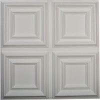 23 3/4"W x 23 3/4"H 1 5/8"P Quatro Square Ceiling Tile