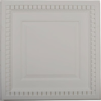 23 3/4"W x 23 3/4"H x 1 5/8"P Dentil Ceiling Tile