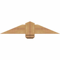 36"W x 07"H x 3 1/2"D x 5 1/2"F, 05/12 Pitch, Eugene Smooth Timber Gable Bracket, Western Red Cedar