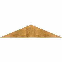 36"W x 07"H x 04"D x 6"F, 05/12 Pitch, Portland Rough Sawn Timber Gable Bracket, Western Red Cedar