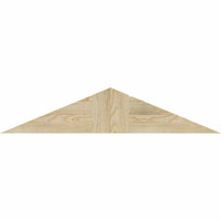 36"W x 07"H x 04"D x 6"F, 05/12 Pitch, Portland Rough Sawn Timber Gable Bracket, Douglas Fir