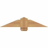 36"W x 07"H x 5 1/2"D x 5 1/2"F, 05/12 Pitch, Eugene Smooth Timber Gable Bracket, Western Red Cedar