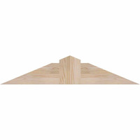 36"W x 07"H x 5 1/2"D x 5 1/2"F, 05/12 Pitch, Portland Smooth Timber Gable Bracket, Douglas Fir