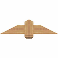 36"W x 09"H x 3 1/2"D x 5 1/2"F, 06/12 Pitch, Eugene Smooth Timber Gable Bracket, Western Red Cedar