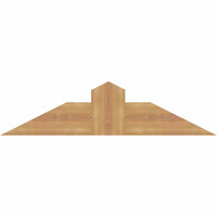 36"W x 09"H x 3 1/2"D x 5 1/2"F, 06/12 Pitch, Portland Smooth Timber Gable Bracket, Western Red Cedar