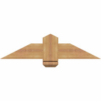 36"W x 09"H x 5 1/2"D x 5 1/2"F, 06/12 Pitch, Eugene Smooth Timber Gable Bracket, Western Red Cedar