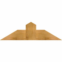 36"W x 10"H x 06"D x 6"F, 07/12 Pitch, Portland Rough Sawn Timber Gable Bracket, Western Red Cedar